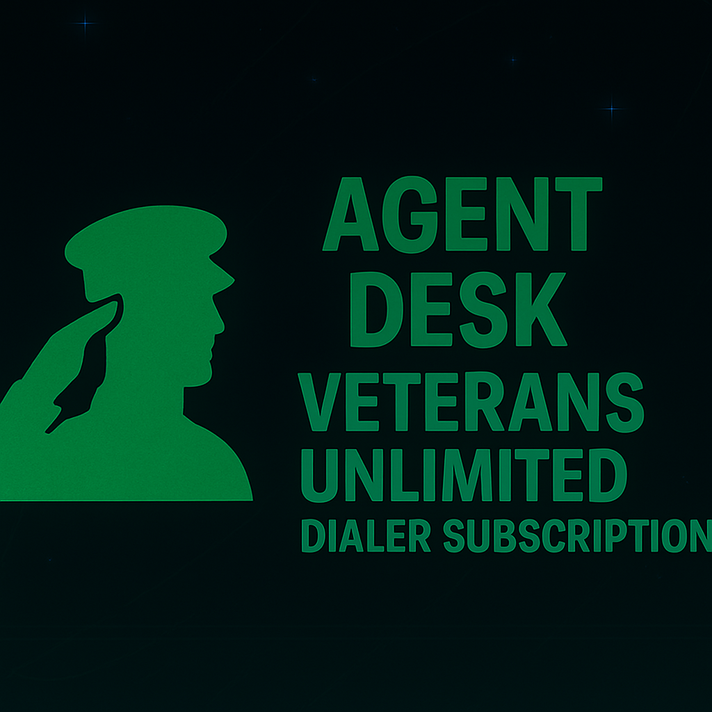 Agent Desk Veterans Unlimited Dialer Subscription